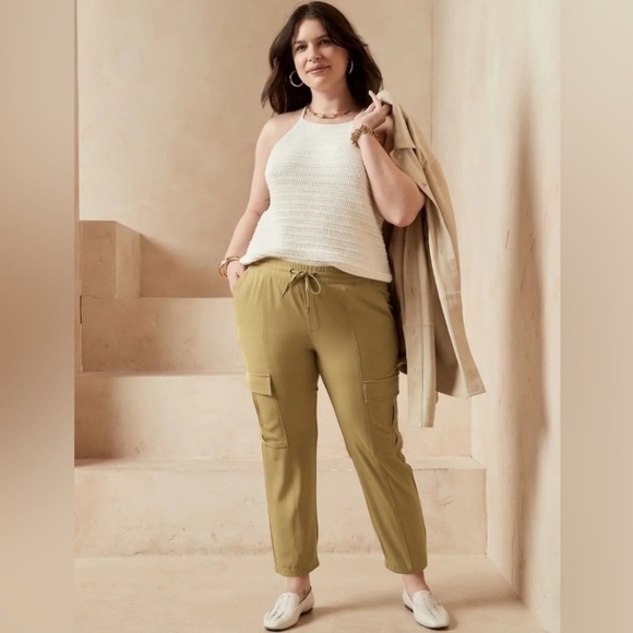 BR Sport Banana Republic NWT Cargo Jogger Pant Size Large. - Picture 13 of 14